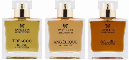 Angelique, Tobacco Rose и Anubis - созданные вручную ароматы от Papillon Artisan Perfumes