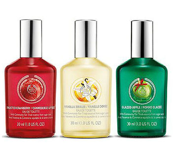 Glazed Apple, Vanilla Brulee и Frosted Cranberry - предпраздничные новинки от The Body Shop