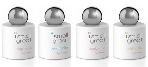 Candy Crush, Angel Cake,  Wild Honey и Beach Babe - дебютные ароматы бренда I Smell Great