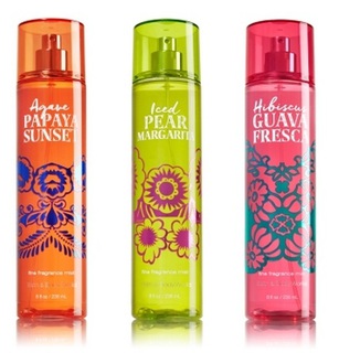 Iced Pear Margarita, Hibiscus Guava Fresca и Agave Papaya Sunset - новые экзотические композиции от Bath and Body Works