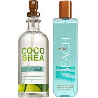 At the Beach и Cocoshea Cucumber от Bath and Body Works