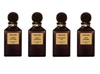 Fleur de Chine, Plum Japonais, Rive d'Ambre и Shanghai Lily от Tom Ford