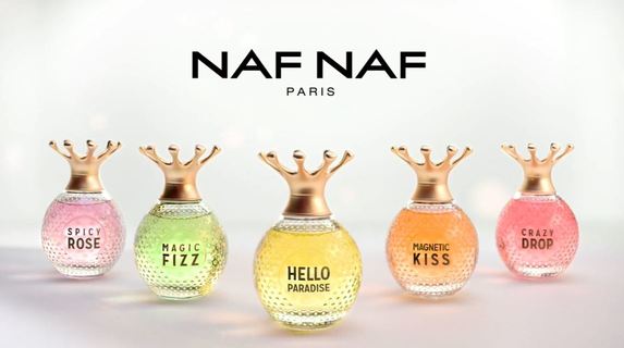 Magic Fizz, Crazy Drop, Spicy Rose, Magnetic Kiss и Hello Paradise от Naf Naf