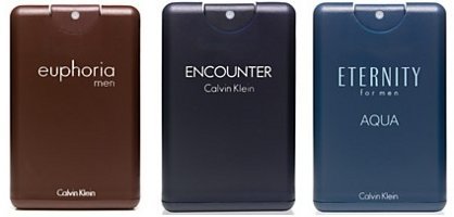 Eternity Aqua Pocket Spray, Euphoria Pocket Spray, Encounter Pocket Spray от Calvin Klein